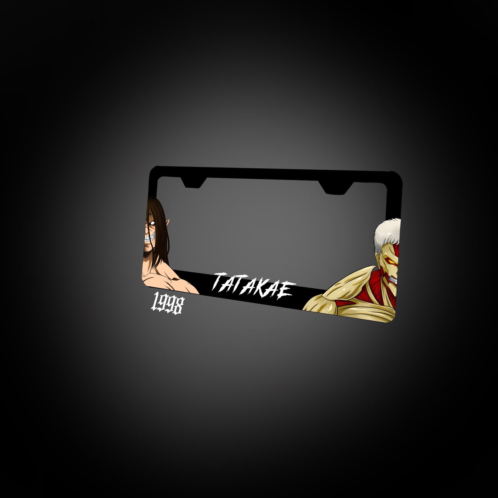 Source JDM 3D Emboss License Plate Frame License Tag Cover Custom Anime  Number License Plate For Universal on m.alibaba.com