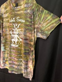 Image 3 of XL Hail Satan Tie Dye Shirt 5