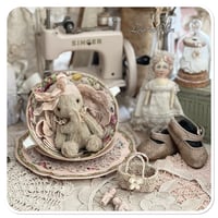 Image 2 of Custom order for Beth - Handmade whimsical hobby horse and teacup elephant