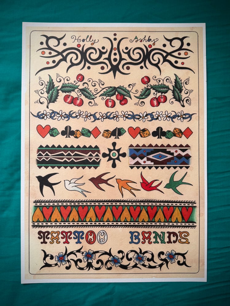 Image of Tattoo Flash Bands A3