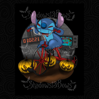 Saw Halloween Stitch Sticker 