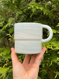 Image 3 of Marbled Porcelain Robins Egg Mug 2