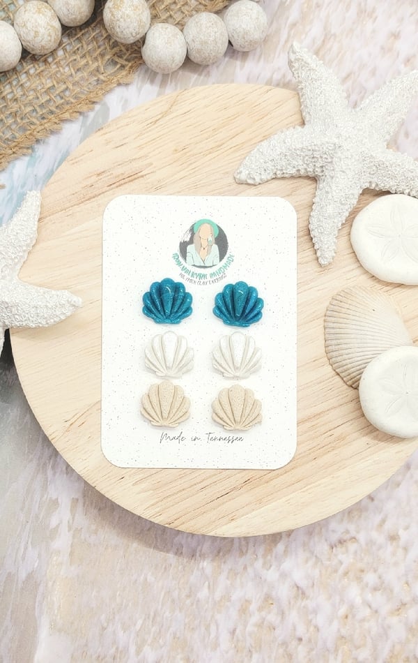 Image of Seashell Stud Pack