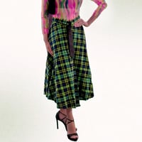 Image 1 of flannel shirt skirt