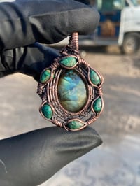 Image 2 of Malachite X Labradorite 