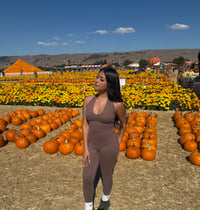 Xitlaly Mocha Double Layered Jumpsuit 