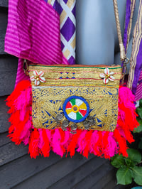 Image 1 of Shake your tassels- Bag- clutch or cross body/shoulder GOLD