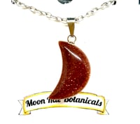 Image 1 of Goldstone Moon Necklace