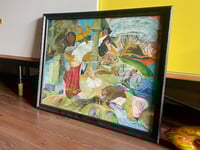 Image 2 of “Reminiscence”, Surrealist Oil on Board