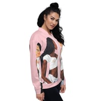 Image 3 of Icons Unisex Bomber Jacket Pink