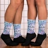 BOSSFITTED Glitter and Cheetah Print Socks