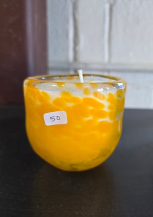 Image of Votive with candle