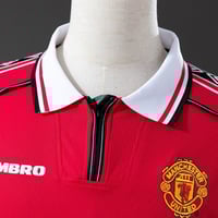Image 6 of Manchester United 1998/99 Retro Home Jersey