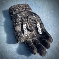 Image 2 of ‘Night Muse’ Silver Moon Phase Earrings Handmade Sterling Silver