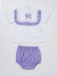Image 1 of Bow jam pant set 