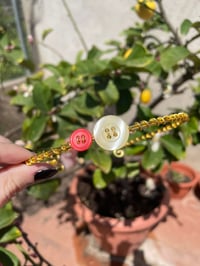 Image 4 of Gold Buttons Choker