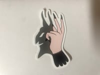 Image 1 of Devil in the Shadows Vinyl Sticker