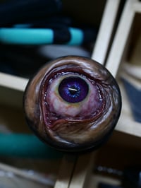 Image 10 of Custom Swappable Phone Grip for smartphones, reflective pupil glow in the dark OOAK (one of a kind)