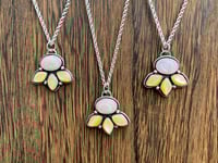 Image 1 of Mother of Pearl Pink Lemonade Necklace