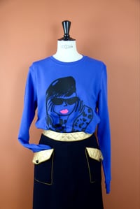 Image 1 of Sweat Janine Bleu 