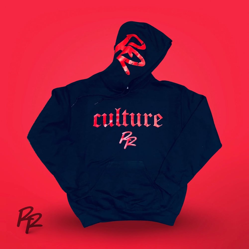 Image of Black and Red Culture Hoodie