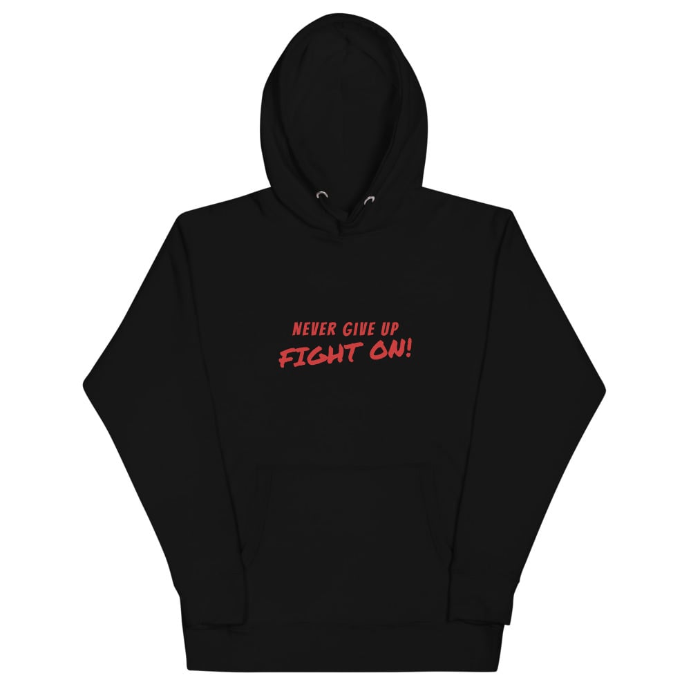 Hiroshiartandmore Fighting Spirit hoodie- pull over edition--