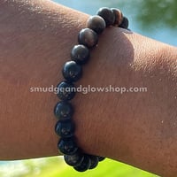 Image 4 of Silver Obsidian Bracelet (Just 1 left!) 