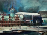 Image 1 of "København – Malerdrømme og tankestreger – Børsen" / 120x160 cm