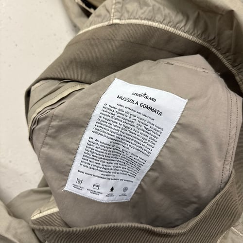 Image of SS 2012 Stone Island 30th Anniversary Mussola Gommata Jacket, Size Medium