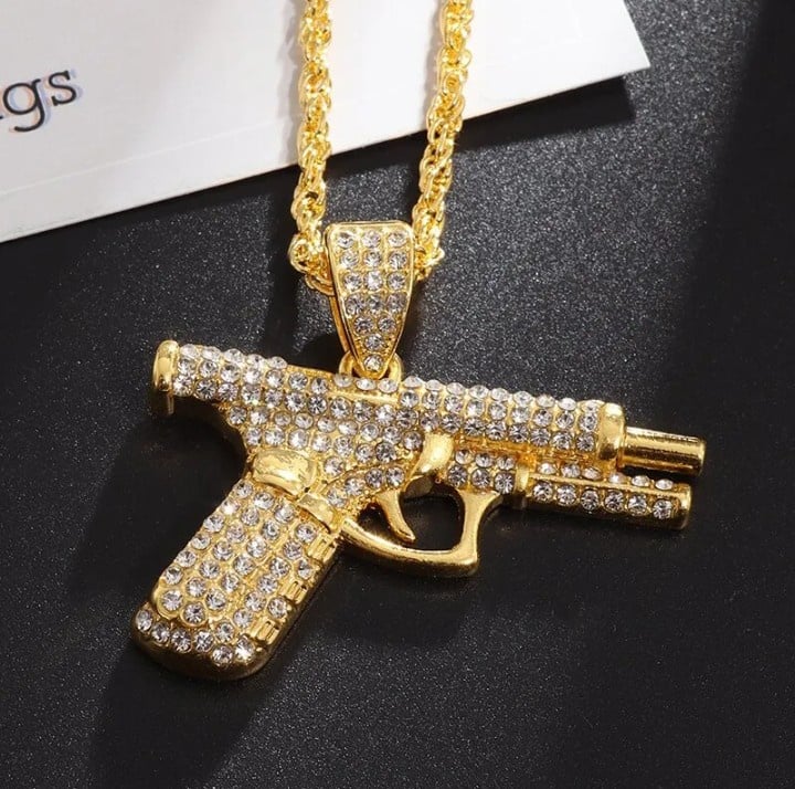 Image of gun necklace 