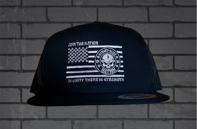 Street Glide Nation Flag Logo Trucker Snapback 