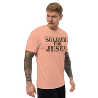 Image 6 of Soldier For Jesus Fitted Short Sleeve T-shirt