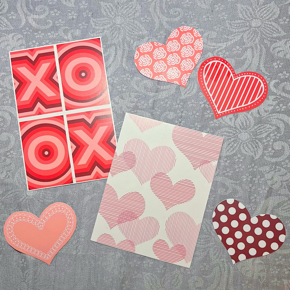 Image of valentine’s stationary