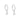 Demi Drop Zirconia Huggie Hoop Earring 