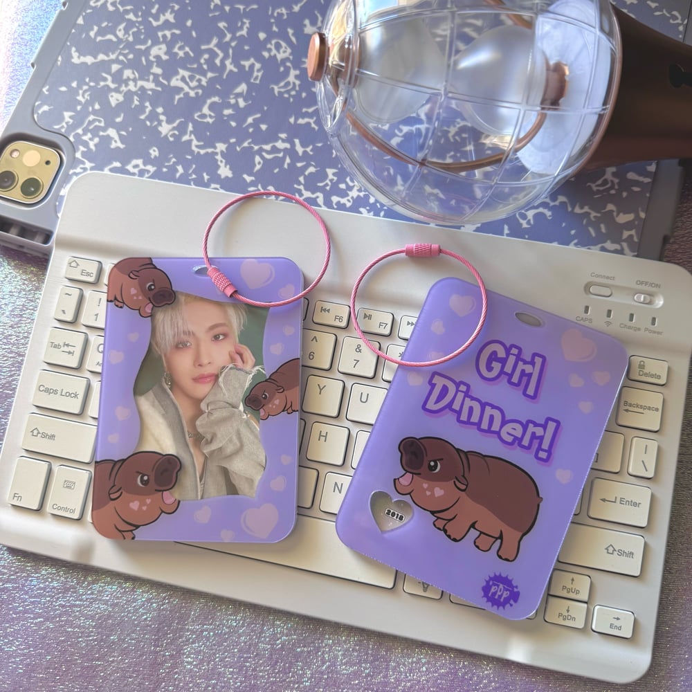 Image of Girl Dinner - Moo Deng PC Holder 