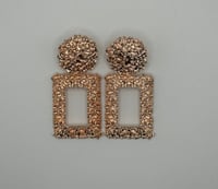 Image 1 of Zara geo square earrings 