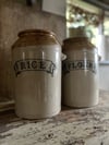 Pair of Buchan Portobello storage jars