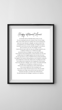 Image 2 of Personalised poem printed