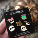 Image 3 of Spoopy Friends Mini Pins / Board Fillers