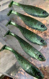 Image 1 of 5” G5 Hand Poured Swimbaits - G5 - 1009