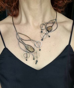 Citrine open necklace 