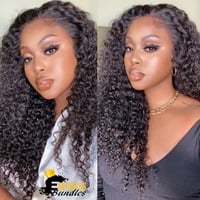 Image 2 of 13x6 HD kinky curly frontal wig