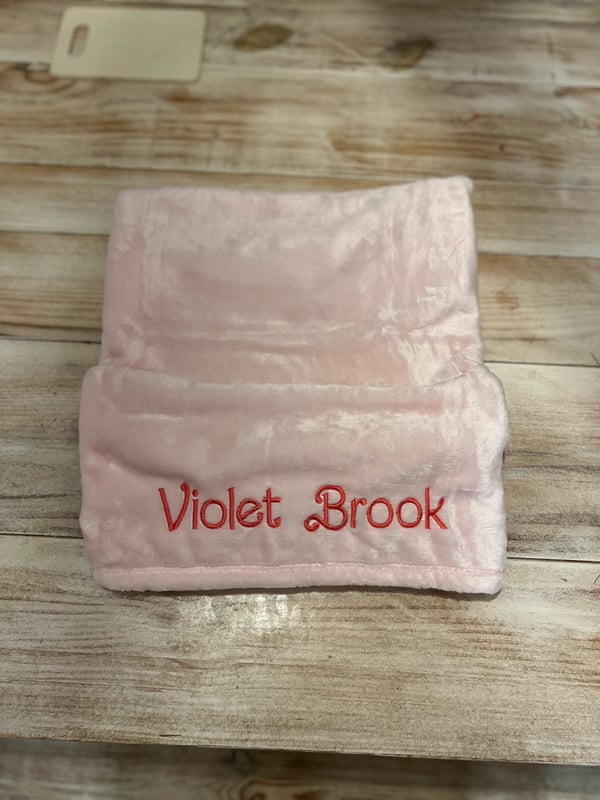 Image of Custom baby blanket