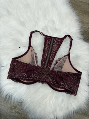 Image of Victoria’s Secret Purple Lace Bra - 34C