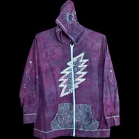 Image 1 of 4X Ladies Lightweight Hoodie purple