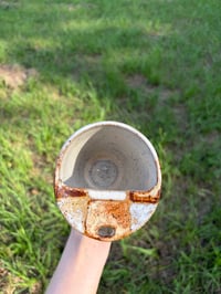 Image 10 of Golden checkered Bronc to go mug