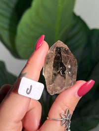 Image 10 of CHOOSE YOUR OWN MINI RUTILE SMOKEY QUARTZ POINTS (NATURAL UNPOLISHED POINTS) -BRAZIL- LOT 1