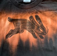 Image 3 of 'Make Haste' Blockprinted Bleached Tee Oneshot - Size Medium