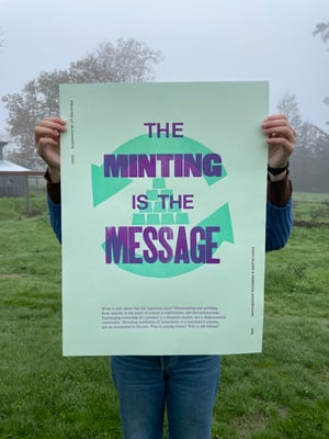 Image of Four letterpress posters concerning contemporary trends in art