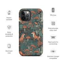 Image 13 of Boho Nature Cottagecore Inspired Fox Among Mushrooms Tough Case for iPhone®